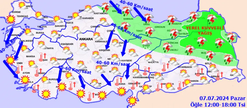 Hafta Sonu Planı Yapanlar Dikkat! Kuvvetli Yağış Ve Fırtına Uyarısı! (2)