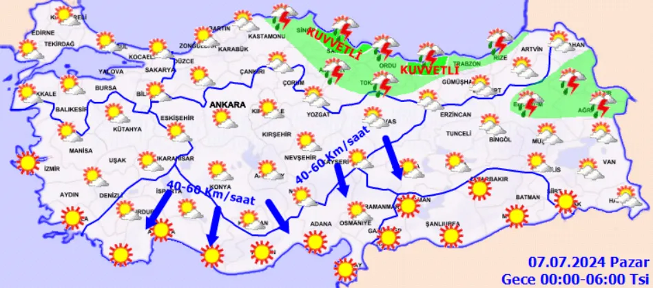 Hafta Sonu Planı Yapanlar Dikkat! Kuvvetli Yağış Ve Fırtına Uyarısı! (4)