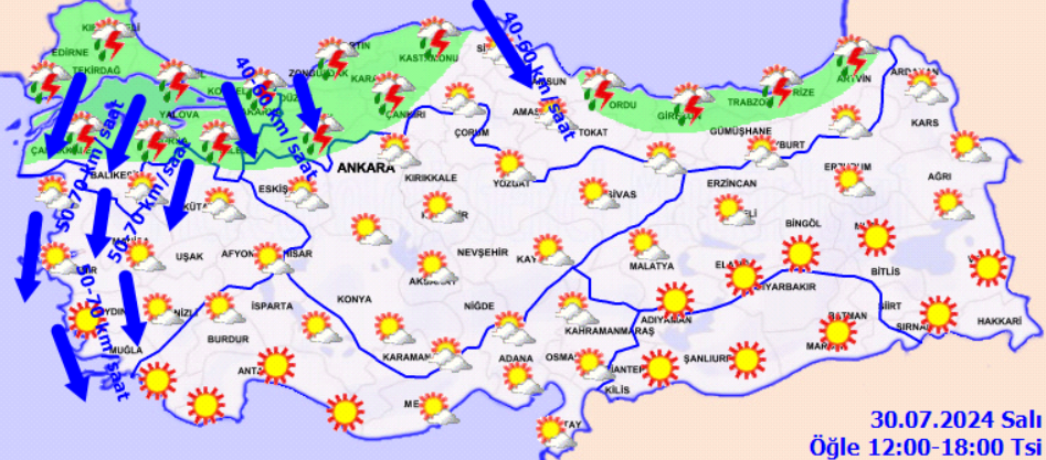 Hava Durumunda Büyük Değişiklik Sıcaklıklar Düşüyor, Fırtına Ve Yağış Kapıda! (2)