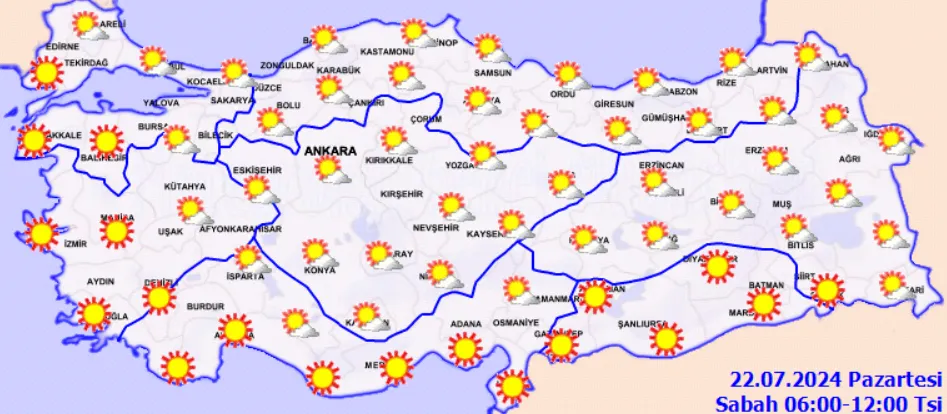 Meteoroloji Açıkladı 21 Temmuz 2024 Hava Durumu Raporu.. (2)