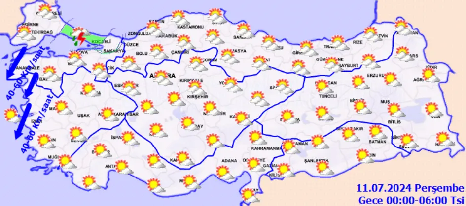 Meteoroloji Alarmı Türkiye'nin Pek Çok Bölgesinde Kuvvetli Sağanak Yağış Bekleniyor! (2)