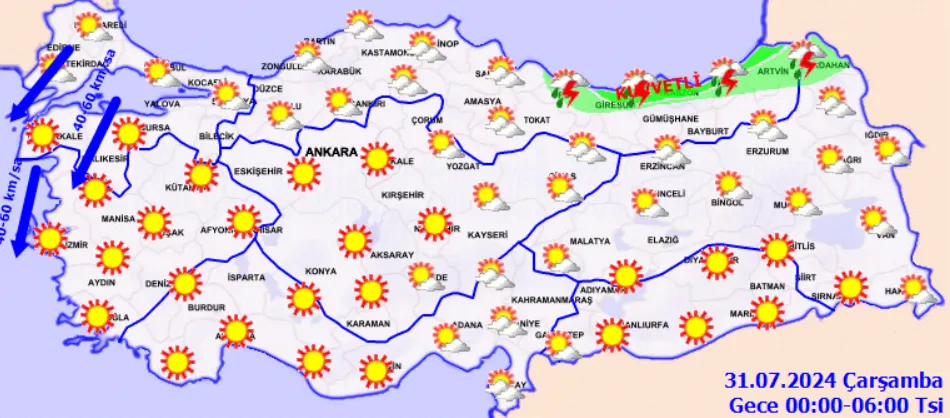 Meteoroloji Uyardı Sıcaklık Düşüyor, Kuvvetli Yağışlar Kapıda! (2)