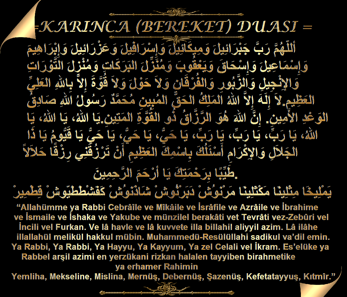 Genc Gazete Karinca Duasi Bereket Duasi (1)X