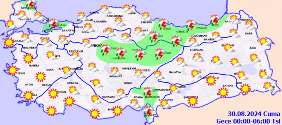 Hava Durumunda Kritik Uyarı Kuvvetli Yağış Kapıda! (4)