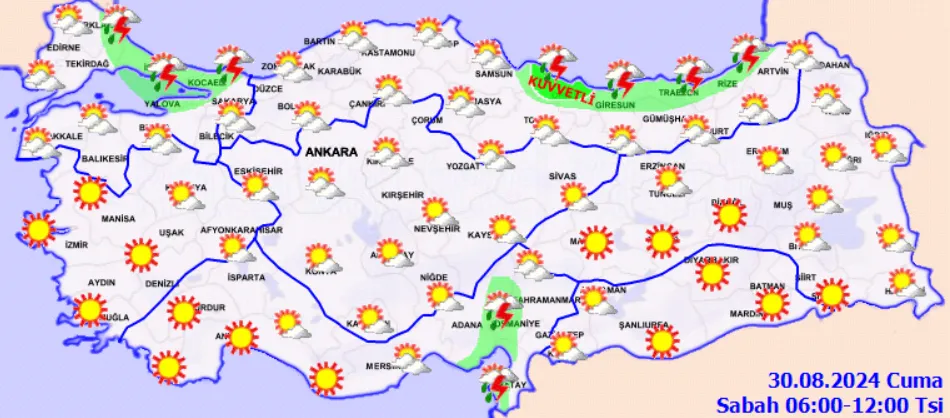 Hava Durumunda Kritik Uyarı Kuvvetli Yağış Kapıda! (5)