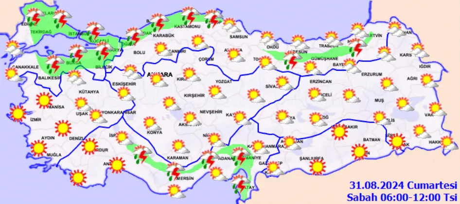 Hava Durumunda Kritik Uyarı Kuvvetli Yağış Kapıda! (8)