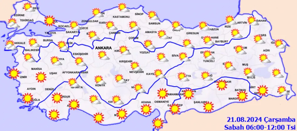 Meteoroloji Uyardı Bir Tarafta Yüksek Sıcaklık, Diğer Tarafta Kuvvetli Yağış! (2)