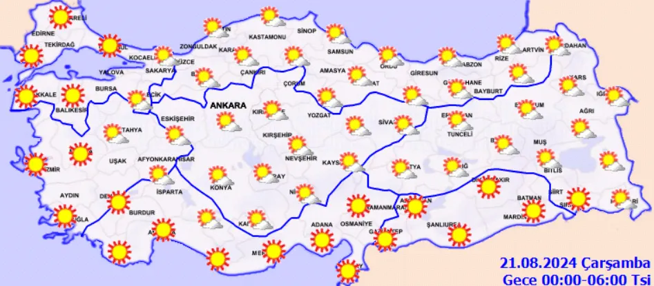 Meteoroloji Uyardı Bir Tarafta Yüksek Sıcaklık, Diğer Tarafta Kuvvetli Yağış!