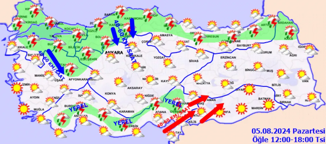 Meteoroloji Uyardı Kuvvetli Rüzgar Geliyor! (3)