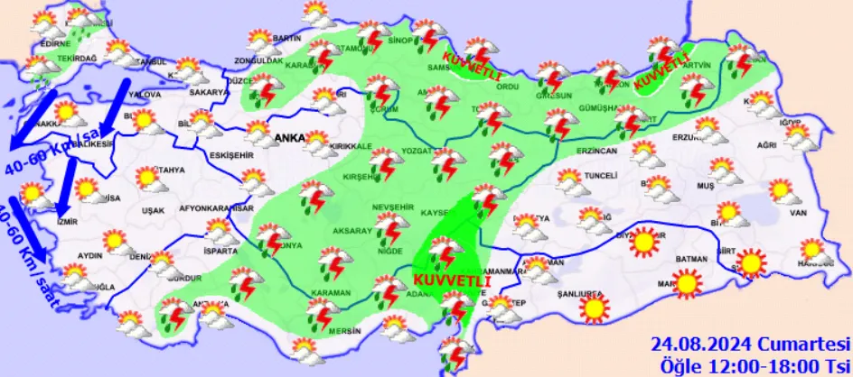 Meteorolojiden Flaş Uyarı Bu Bölgelerde Kuvvetli Rüzgar Ve Yağış Bekleniyor!-1