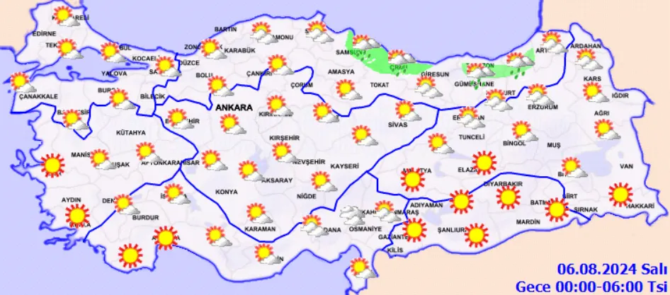 Sıcaklar Artıyor, Yağmur Geliyor! Hangi Bölgeler Etkilenecek (2)