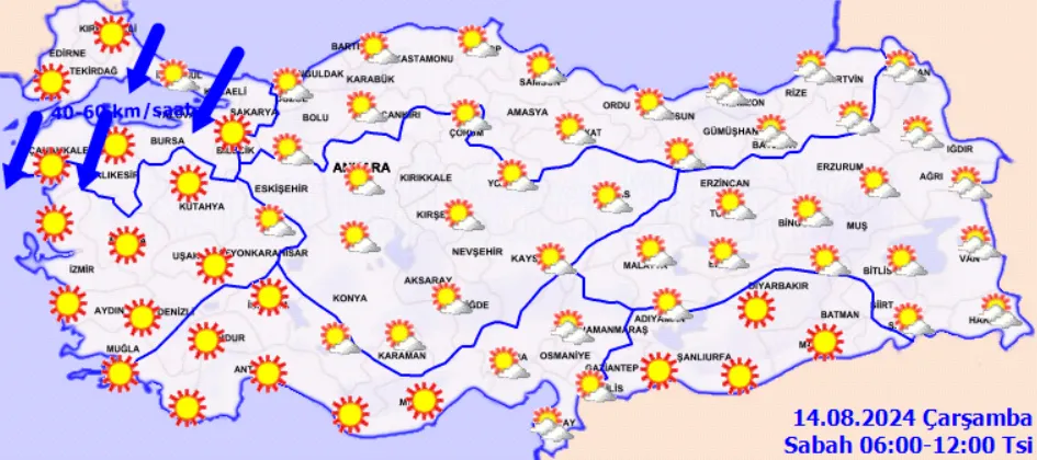 Uyarılar Peş Peşe Geldi Bir Yandan Sıcak, Bir Yandan Kuvvetli Rüzgar (2)