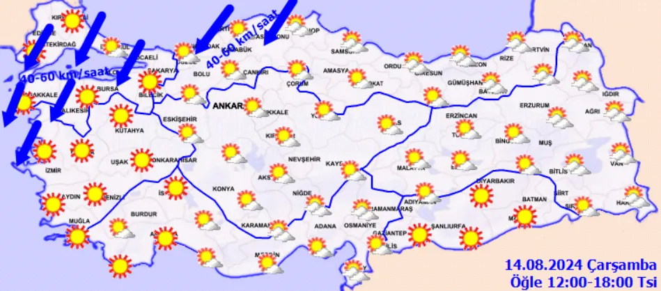 Uyarılar Peş Peşe Geldi Bir Yandan Sıcak, Bir Yandan Kuvvetli Rüzgar (3)