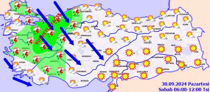 Aman Dikkat… Kuvvetli Yağış, Fırtına Uyarısı! (2)