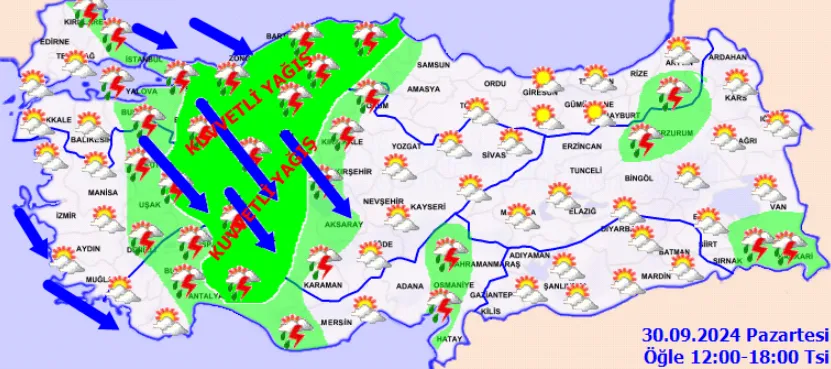 Aman Dikkat… Kuvvetli Yağış, Fırtına Uyarısı! (3)