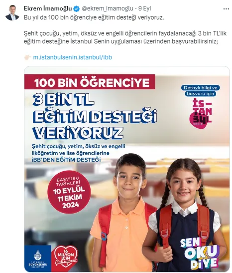 Binlerce Öğrenciye 3.000 Tl Eğitim Desteği Başvurular Başladı! Genç Gazete (3)