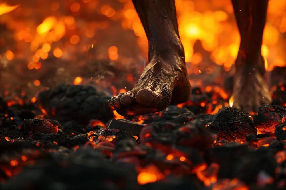 Genc Gazete Bilimin Açıklayamadığı Olaylar! Ateşin Üzerinde Yürüyen Insanlar Walking On Fire (10)