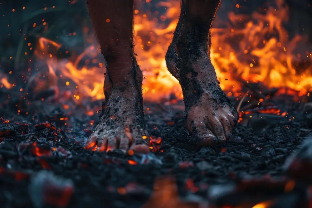 Genc Gazete Bilimin Açıklayamadığı Olaylar! Ateşin Üzerinde Yürüyen Insanlar Walking On Fire (9)