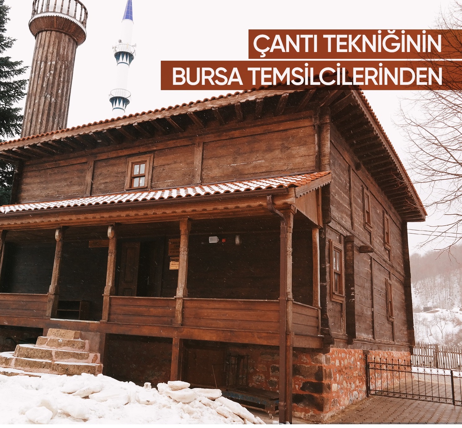 Genc Gazete İznik Elmalı’da Gürcüler'den Ahşap Sanatı Elmalı Camii (14)