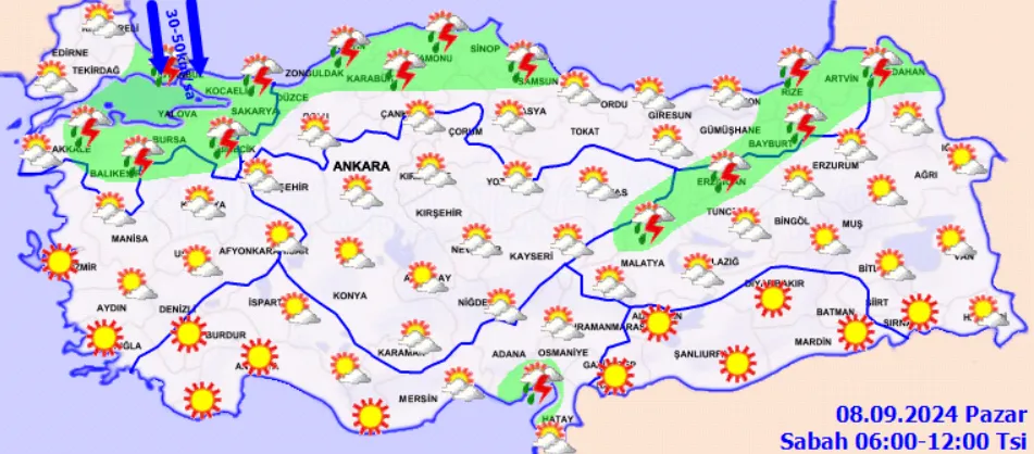 Hava Durumunda Kritik Uyarılar Kuvvetli Yağış Ve Rüzgarlar Kapıda (2)-1