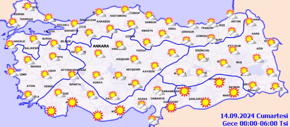 Meteoroloji Il Il Uyardı Bir Tarafta Yüksek Sıcak, Bir Tarafta Sağanak (2)-1