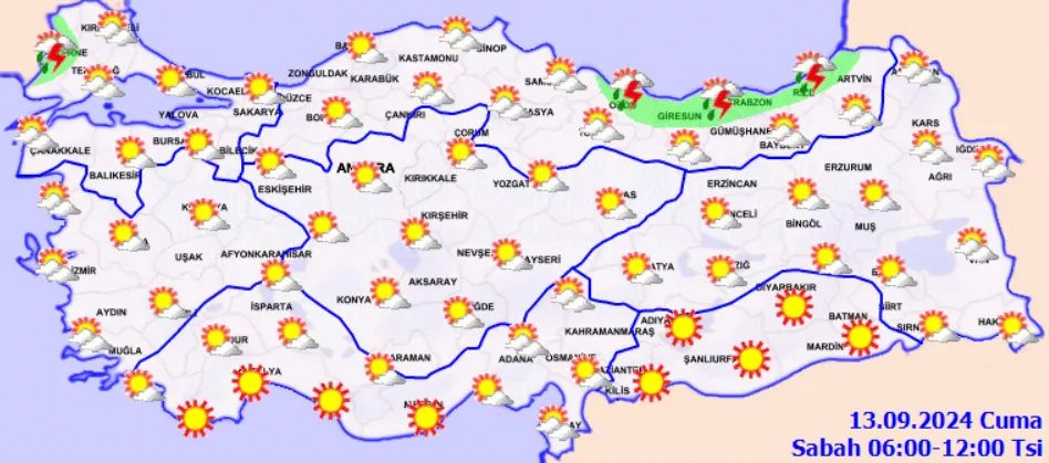 Türkiye'de Sıcaklıklar Mevsim Normallerinin Üzerinde (3)