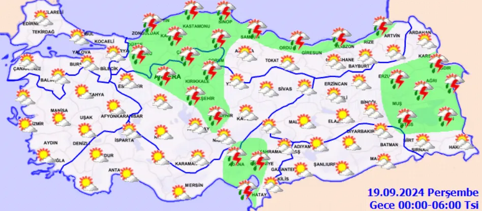 Türkiye'nin Her Yerinde Yağış Var! Sıcaklık Düştü!