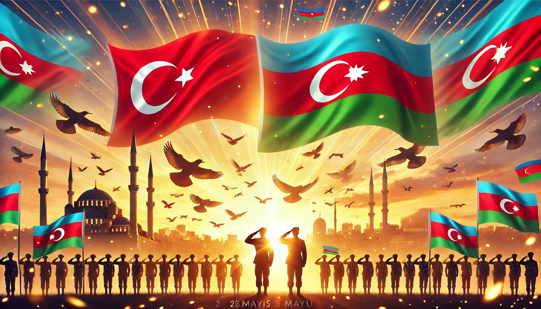 18 Ekim Azerbaycan'ın Bağımsızlık Bayramı Günü!