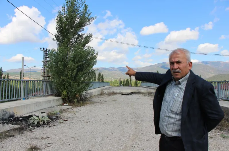 Amasya'da 16 Yıldır Tamamlanamayan Üstgeçitte Ağaçlar Bitti