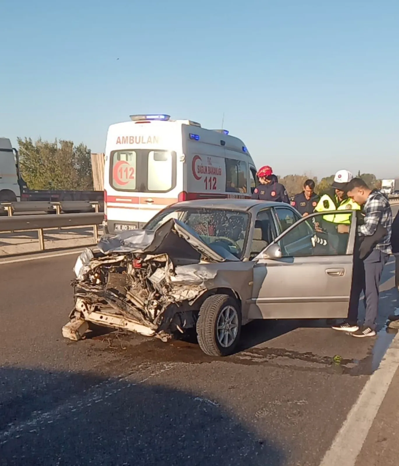 Bursa'da Zincirleme Kaza 9 Yaralı (2)