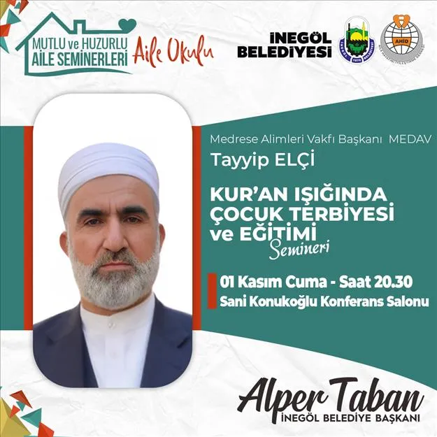 İnegöl Belediyesinden “Kuran Işığında Çocuk Terbiyesi Ve Eğitimi” Semineri (2)