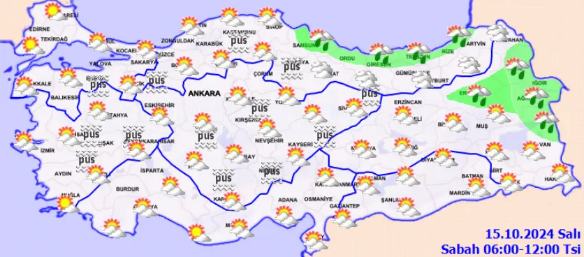 Meteoroloji Açıkladı 15 Ekim 2024 Hava Durumu Raporu... (4)