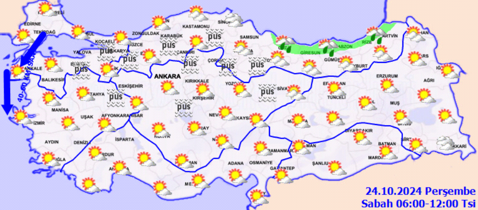 Meteoroloji Açıkladı 24 Ekim 2024 Hava Durumu Raporu... (2)