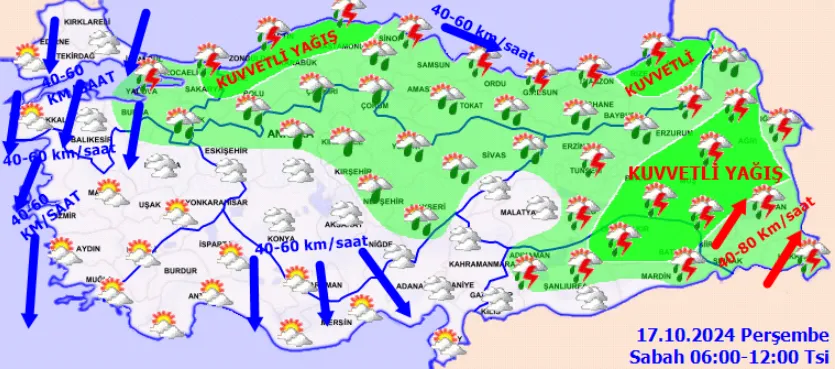 Meteoroloji Uyardı Bu Bölgelerde Sağanak Yağış Ve Fırtına Bekleniyor! (3)