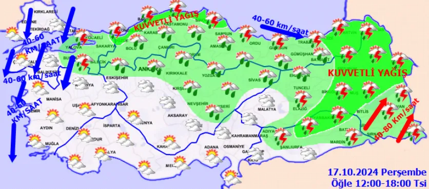 Meteoroloji Uyardı Bu Bölgelerde Sağanak Yağış Ve Fırtına Bekleniyor! (4)