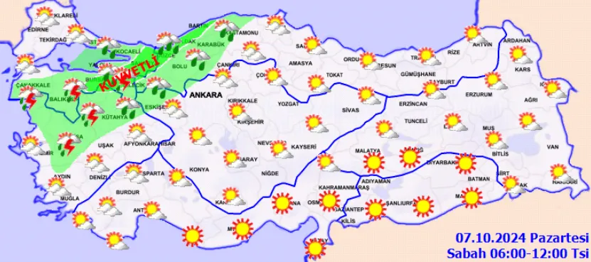 Meteoroloji Uyardı Kuvvetli Yağış Geldi! (3)