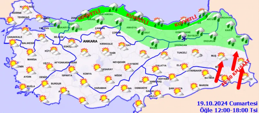 Meteoroloji Uyardı Kuvvetli Yağış, Rüzgar Ve Zirai Don Tehlikesi (2)