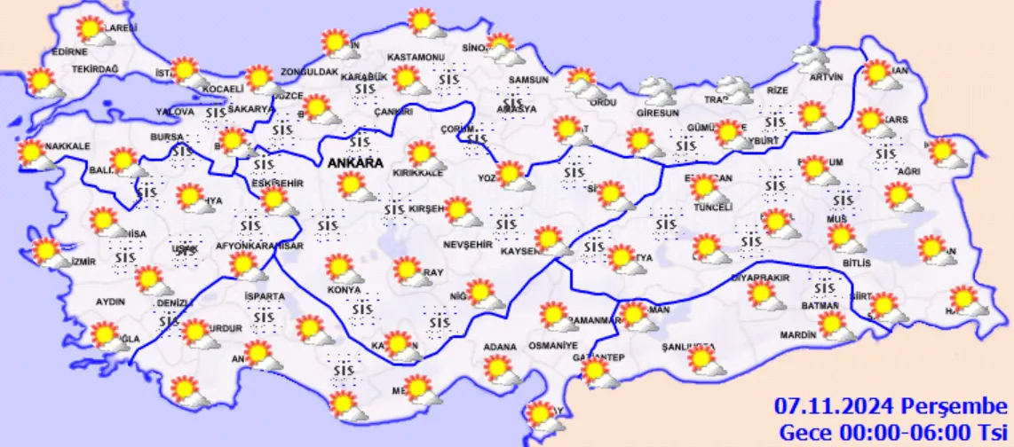 Meteoroloji Açıkladı 8 Kasım 2024 Hava Durumu Raporu... (2)