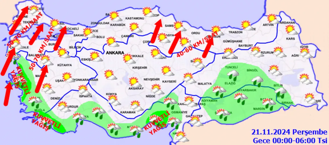 Meteoroloji Peş Peşe Uyardı! Fırtına Ve Sağanak Tüm Yurdu Etkisi Altına Aldı! (1)