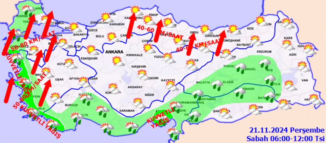 Meteoroloji Peş Peşe Uyardı! Fırtına Ve Sağanak Tüm Yurdu Etkisi Altına Aldı! (3)