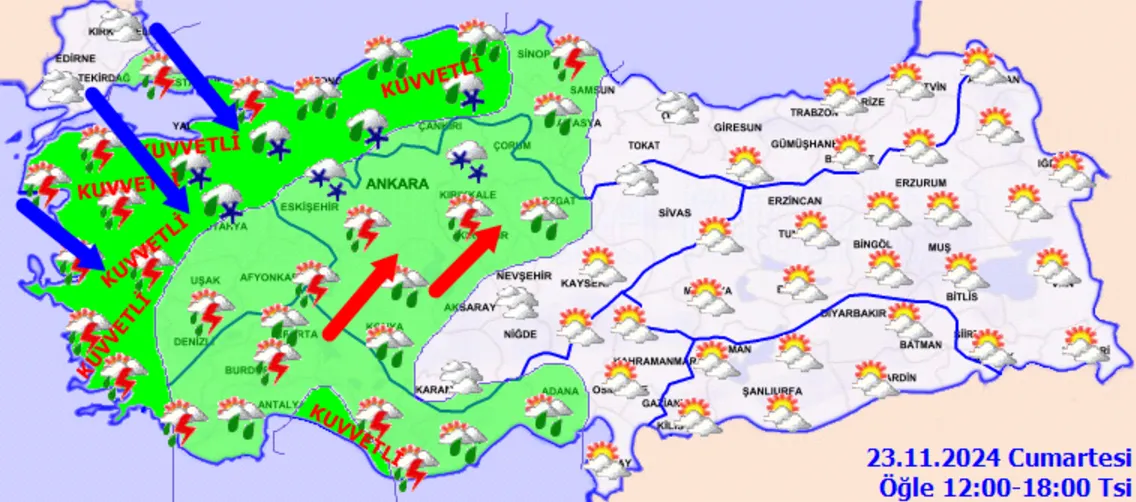 Meteoroloji Peş Peşe Uyardı! Sıcaklık Azalıyor, Yurt Genelinde Fırtına Bekleniyor!Ü (4)