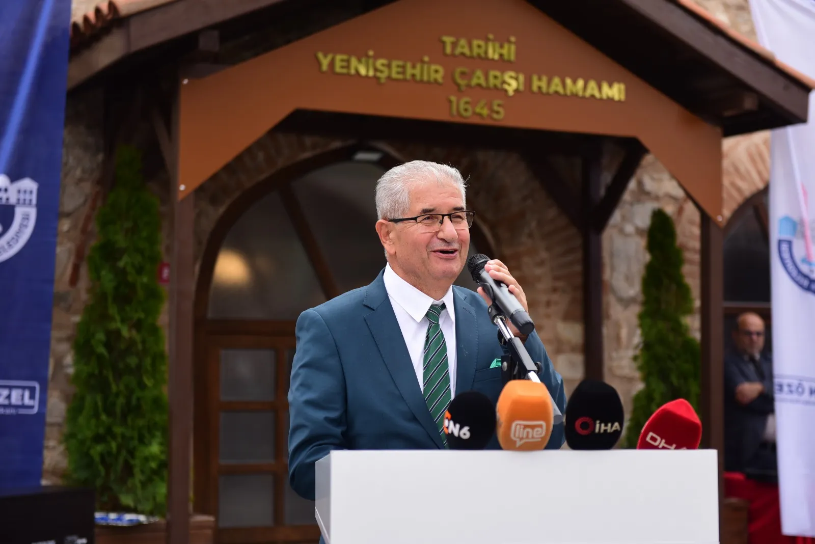 Tarihi Yenişehir Çarşı Hamamı Coşkulu Bir Törenle Yeniden Açıldı! (4)