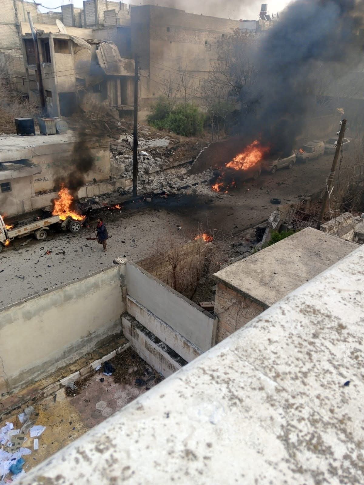 Bomba Yüklü Araçla Saldırı 2 Ölü, 4 Yaralı (1)