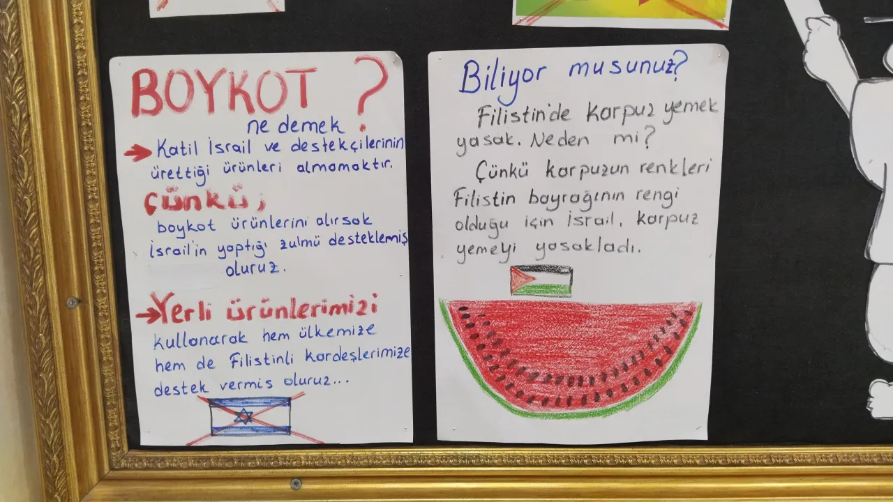 Boykot Hayat Kurtarır... Minik Eller Büyüklere Örnek Oldu! (6)