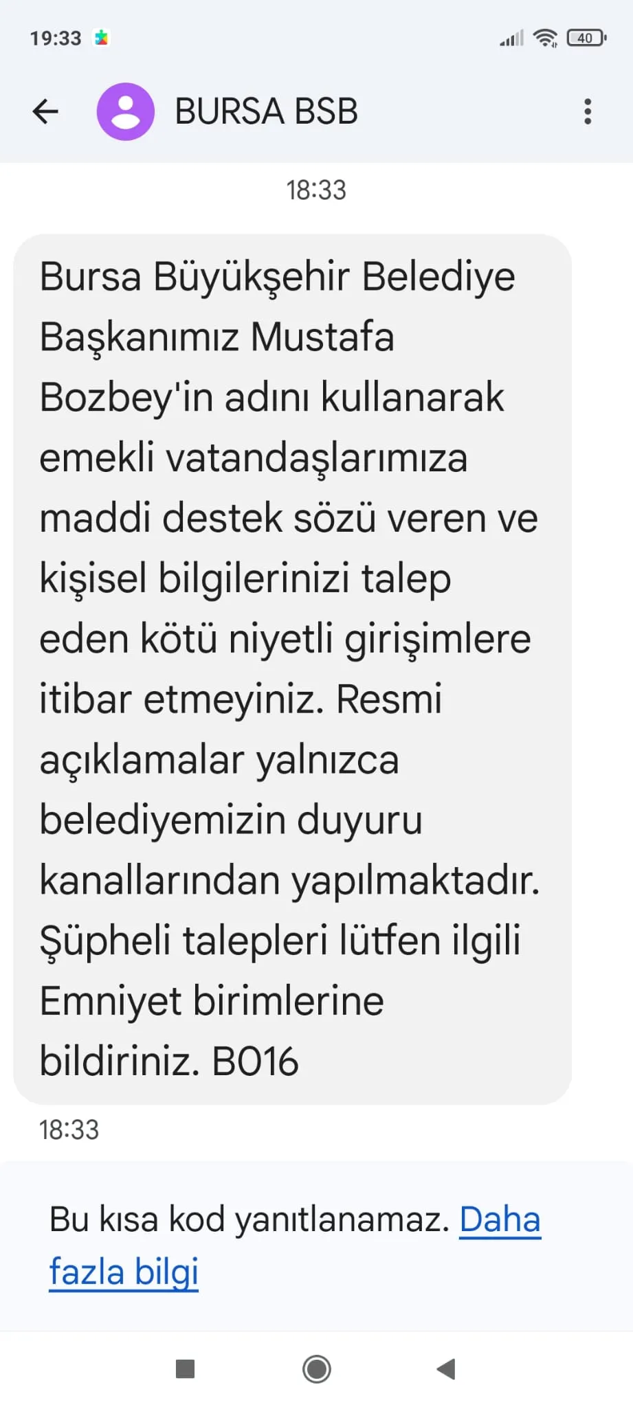 Bursa Büyükşehir Belediyesi'nden Vatandaşlara Önemli Uyarı! (1)