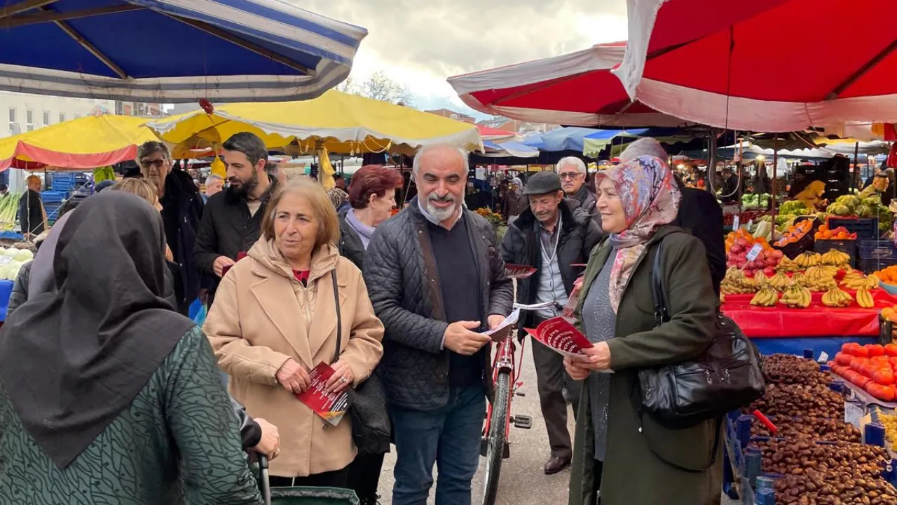 Chp İnegöl İlçe Başkanlığı Asgari Ücret Talebi İçin Halkın Arasında (3)