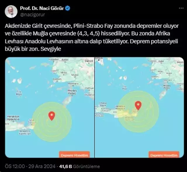 Ege'de 16 Günde 4 Deprem! Naci Görür'den Kritik Açıklama! (2)-1