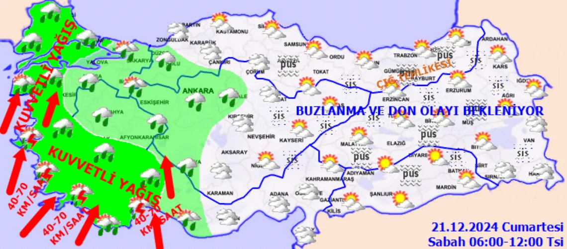 Hafta Sonu Planı Yapanlar Dikkat Yağmur, Kar Ve Fırtına Bir Arada! (3)