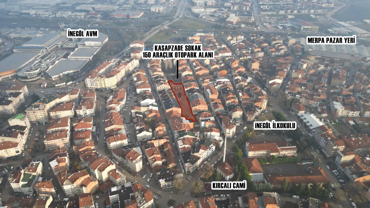 İnegöl Belediyesi 150 Araçlık Otopark İçin 17 Binayı Kamulaştırdı (1)