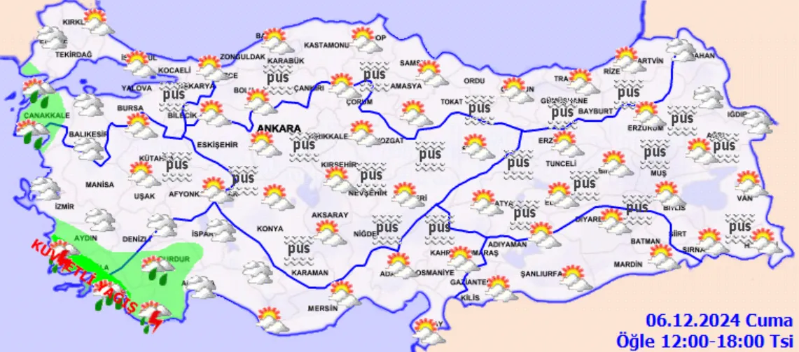 Meteoroloji Uyardı Kıyılarda Sağanak, Dağlarda Kar Bekleniyor! (3)